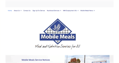 Desktop Screenshot of mobilemealsinc.org
